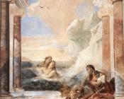 乔瓦尼 巴蒂斯塔 提埃波罗 : Villa Valmarana Thetis Consoling Achilles